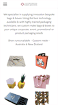 Mobile Screenshot of customprintedbagsandboxes.com.au